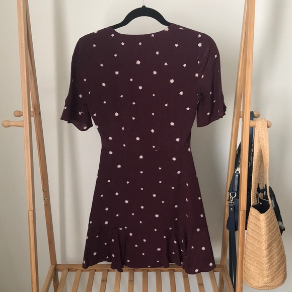 Madewell silk flutter hem dress - Picture 4 of 5